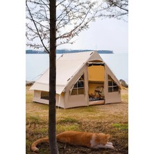 Onetick 6 Kişilik 4 Mevsim Şişme Kamp Çadırı (2 Kapılı) 300X210CM