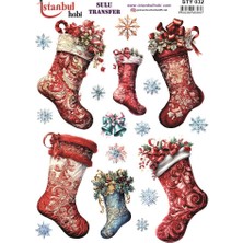 Yılbaşı Sulu Transfer 25X35CM STY032