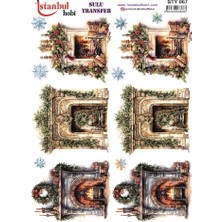 Yılbaşı Sulu Transfer 25X35CM STY067