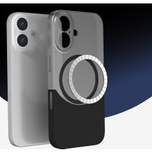 İphone 16 Plus Ultra İnce Yapılı Çift Parçalı Siqurt Magsafe Sert Kapak