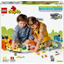 LEGO® DUPLO® Büyük İnteraktif Mahalle Treni 10428 - 3 Yaş & Üzeri Çocuklar için Eğitici Oyuncak Yapım Seti (103 Parça)