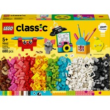 LEGO® Classic Yaratıcı Mutlu Kutu 11042 - 5 Yaş & Üzeri Çocuklar için Yaratıcı Oyuncak Yapım Seti (680 Parça)