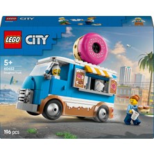 LEGO® City Donut Kamyonu 60452 - 5 Yaş & Üzeri Çocuklar için Yaratıcı Oyuncak Yapım Seti (196 Parça)
