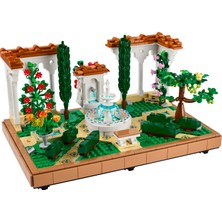 LEGO® Icons Fıskiyeli Bahçe 10359 - Yetişkinler için Model Yapım Seti (1302 Parça)