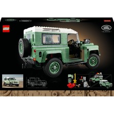 LEGO® Icons Land Rover Klasik Defender 90 10317 - Yetişkinler için Yaratıcı Model Yapım Seti (2336 Parça)