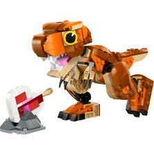 LEGO® Jurassic World Küçük Eatie: T. rex 76967 - 7 Yaş & Üzeri Çocuklar için Yaratıcı Oyuncak Yapım Seti (317 Parça)