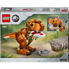 LEGO® Jurassic World Küçük Eatie: T. rex 76967 - 7 Yaş & Üzeri Çocuklar için Yaratıcı Oyuncak Yapım Seti (317 Parça)