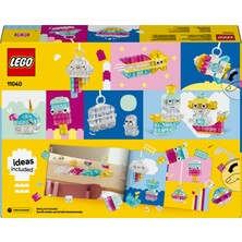 LEGO® Classic Sihirli Saydam Kutu 11040 - 5 Yaş & Üzeri Çocuklar için Yaratıcı Oyuncak Yapım Seti (340 Parça)