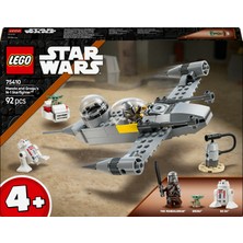 LEGO® Star Wars™ Mando ve Grogu'nun N-1 Starfighter™’ı 75410 - 4 Yaş & Üzeri Çocuklar için Yaratıcı Oyuncak Yapım Seti (92 Parça)