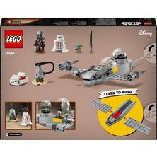 LEGO® Star Wars™ Mando ve Grogu'nun N-1 Starfighter™’ı 75410 - 4 Yaş & Üzeri Çocuklar için Yaratıcı Oyuncak Yapım Seti (92 Parça)