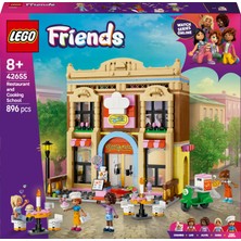 LEGO® Friends Restoran ve Aşçılık Okulu 42655 - 8 Yaş & Üzeri Çocuklar için Yaratıcı Oyuncak Yapım Seti (896 Parça)