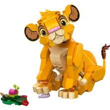 LEGO® │ Disney Yavru Aslan Kral Simba 43243 - 6 Yaş & Üzeri Çocuklar için Yaratıcı Oyuncak Yapım Seti (222 Parça)