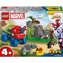 LEGO ® ǀ Marvel Spidey Ekibi Dinozor Kamyonlu Kurtarma 11199 - 4 Yaş & Üzeri Çocuklar için Yaratıcı Oyuncak Yapım Seti (136 Pr)