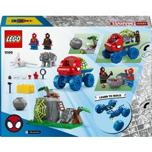 LEGO ® ǀ Marvel Spidey Ekibi Dinozor Kamyonlu Kurtarma 11199 - 4 Yaş & Üzeri Çocuklar için Yaratıcı Oyuncak Yapım Seti (136 Pr)