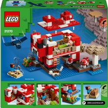 LEGO® Minecraft® Mooshroom Evi 21270 - 8 Yaş & Üzeri Video Oyunu Seven Çocuklar için Yaratıcı Oyuncak Yapım Seti (500 Parça)