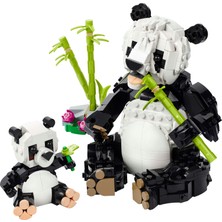 LEGO® Creator 3’ü 1 Arada Vahşi Hayvanlar: Panda Ailesi 31165 - 8 Yaş & Üzeri Çocuklar için Oyuncak Yapım Seti (626 Parça)