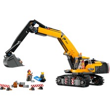 LEGO® City Sarı İnşaat Ekskavatörü 60420 - 8 Yaş & Üzeri Çocuklar için Yaratıcı Oyuncak Yapım Seti (633 Parça)