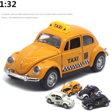 1:32 Volkswagen Beetle Alaşım Araba Döküm Metal Klasik Oyuncak Modeli Geri Çekin Fonksiyonu ile Araçlar Çocuk Hediyeler Için A931 (Yurt Dışından)