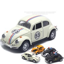 1:32 Volkswagen Beetle Alaşım Araba Döküm Metal Klasik Oyuncak Modeli Geri Çekin Fonksiyonu ile Araçlar Çocuk Hediyeler Için A931 (Yurt Dışından)