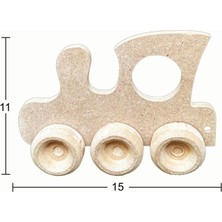 Ahşap Oyuncak Tren 15X11CM OY102