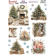 Yılbaşı Sulu Transfer 25X35CM STY304