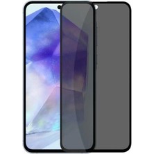 Samsung Galaxy A55- Uyumlu Privacy Hayalet Temperli Cam Ekran Koruyucu - Anti Static Esd Hd