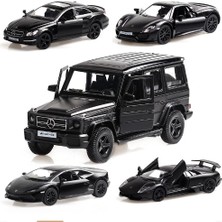 1:36 Mat Siyah Serisi Mercedes Benz G63 Lamborghini Huracan Camaro Vw Modeli Ford Raptor Alaşım Modeli Simülasyon Oyuncak Araba Hediye (Yurt Dışından)