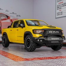 1:32 Dodge Mamut 1000 Trx Alaşım Pikap Araba Modeli Döküm Metal Off-Road Araç Modeli Ses ve Işık Simülasyon Çocuk Oyuncak Hediye (Yurt Dışından)