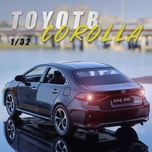1:32 Toyota Corolla Alaşım Araba Pres Döküm Model Ses ve Işık Geri Çekin Oyuncak Çocuk Oyuncak Çocuklar Hediye Doğum Günü Hediyesi Erkekler Için (Yurt Dışından)