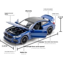 1:32 Bmw M8 Alaşım Araba Modeli Ses ve Işık Yaylı Aksiyon Çocuk Oyun Odası Oyuncak ve Koleksiyoncu Öğesi (Yurt Dışından)