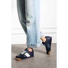 Günlük Unisex Sneaker Bağcıklı Şeritli Ergonomik Spor Ayakkabı