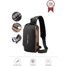 Torima 88039 Kahverengi: Şifreli ve USB Şarjlı Günlük Omuz Çantası