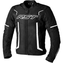 Rst Pilot Evo Mevsimlik Motosiklet Ceketi Siyah Beyaz