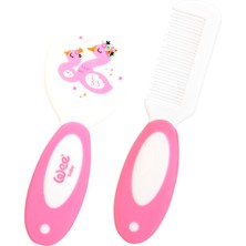 Wee Baby Fırça Tarak Seti - PEMBE