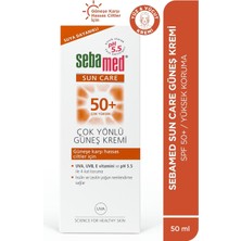 Sebamed Sun Care UVA / UVB Filtresi ve E Vitamini Üçlü Yüksek Koruma Çok Yönlü Güneş Kremi 50 SPF 50 ml