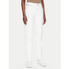 Ck Jeans  Kadın Beyaz Pantolon J20J225136-1AA