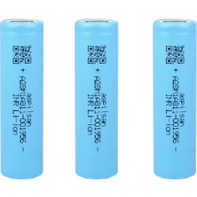 3 Adet Aspilsan Li-Ion Pil, 3s 40A Bms ve 5,5x2,5 Dişi Soket