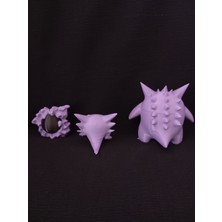 Pokemon Gastly-Haunter-Ganger Figür 3'lü Set