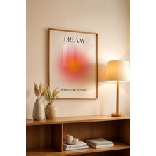 Aura Serisi Ahşap Çerçeveli Poster, Tablo NO:153