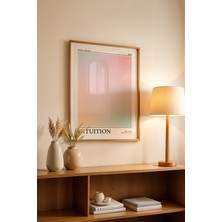 Aura Serisi Ahşap Çerçeveli Poster, Tablo No:60