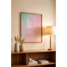 Aura Serisi Ahşap Çerçeveli Poster, Tablo NO:105