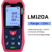 Uni-T LM120A Lazer Mesafe Ölçer 120  mt