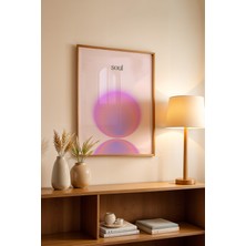 Aura Serisi Ahşap Çerçeveli Poster, Tablo NO:109