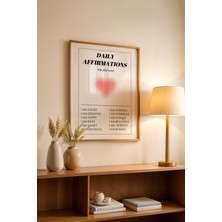 Aura Serisi Ahşap Çerçeveli Poster, Tablo NO:118