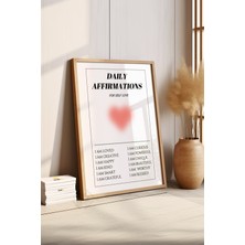Aura Serisi Ahşap Çerçeveli Poster, Tablo NO:118