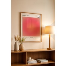 Aura Serisi Ahşap Çerçeveli Poster, Tablo No:11