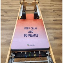 Keep Calm And Do Pilates' Turuncu Reformer Mat (Pilates Matı)