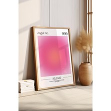 Aura Serisi Ahşap Çerçeveli Poster, Tablo No:13