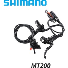 Xingfeng3 MT200 Bir Çift Orijinal Shimano MT200 MT201 M315 Mtb Dağ Bisikleti Hidrolik Disk Fren MT200 Frenler 2 Piston 3 Parmak Çelik Kol BL-MT200 (Yurt Dışından)
