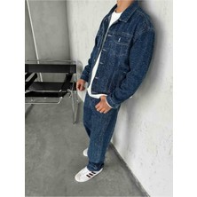 Özel Unisex Tasarım Kot Ceket